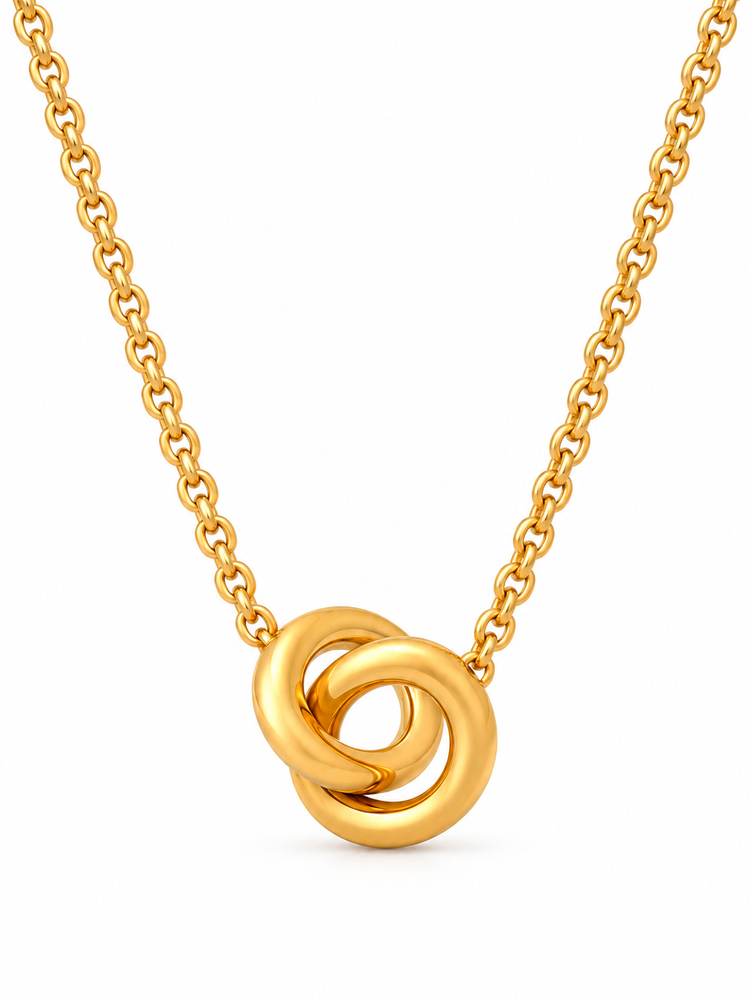 Saanvi Interlocked Circle Necklace