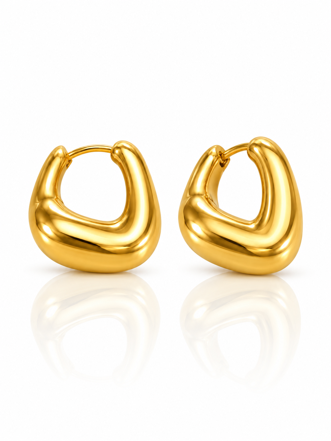 Avni Sculptural Huggie Earrings