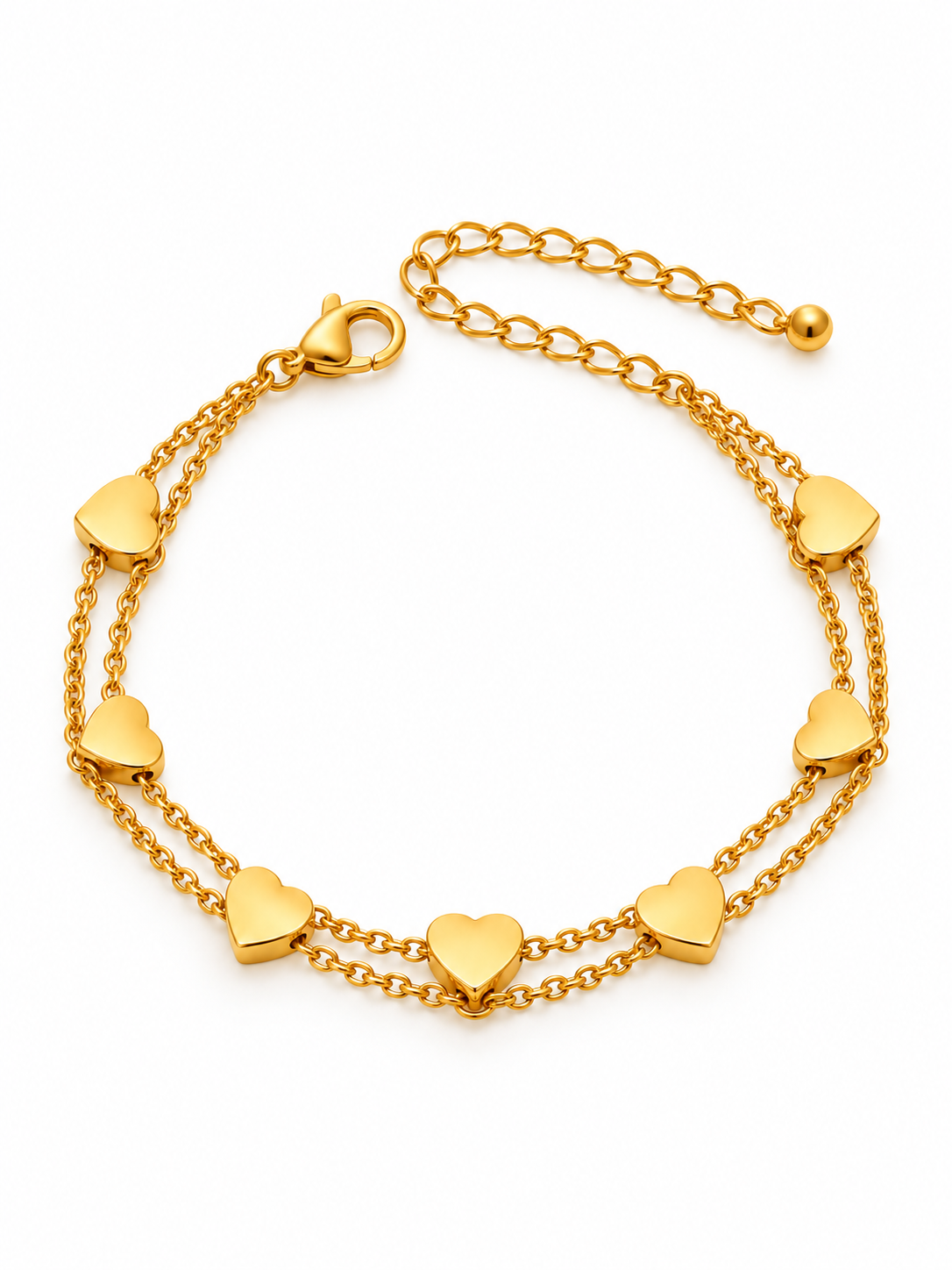 Kavya Heart Station Bracelet