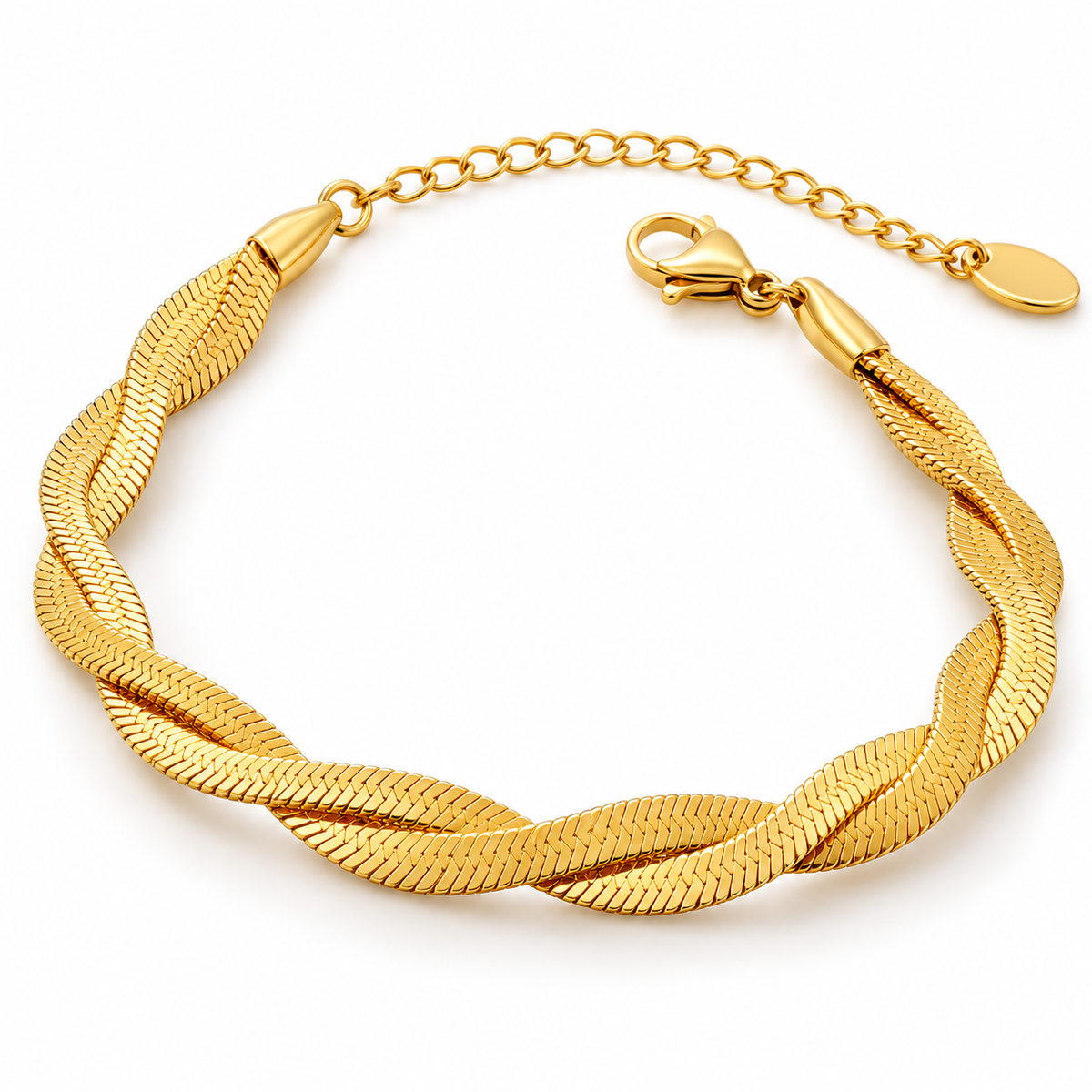 Aarna Twisted Ribbon Bracelet