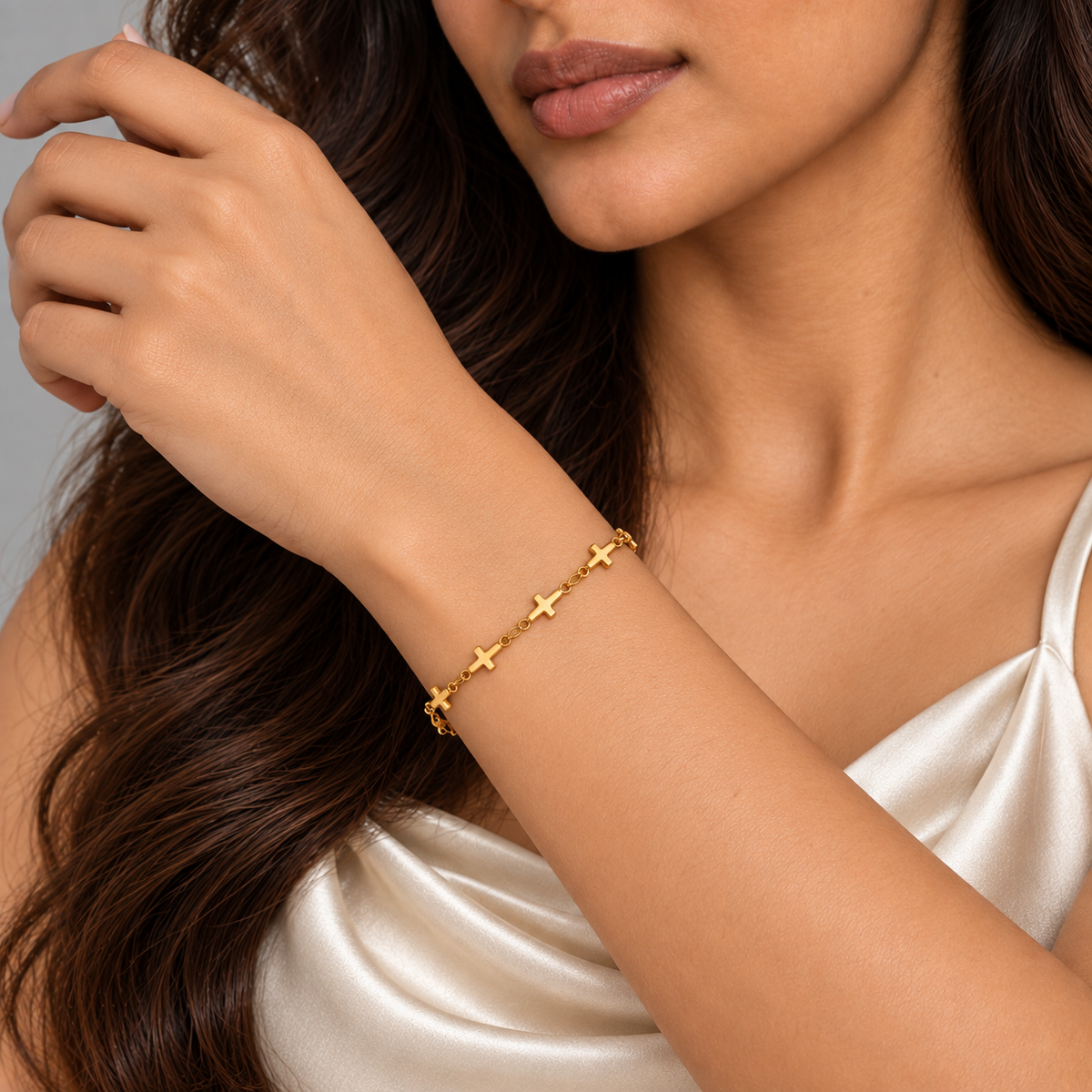 Sia Cross Station Bracelet