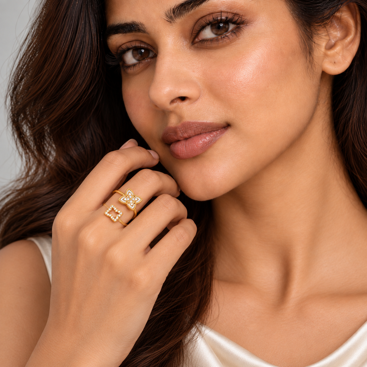 Ziya Twin Clover Ring